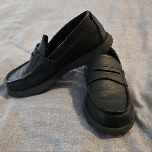 Sperry Kids Black Penny Loafers